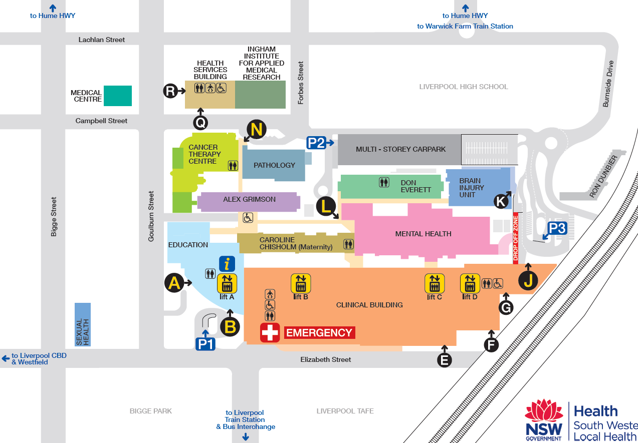 Preston Hospital Car Park Map   M 156 